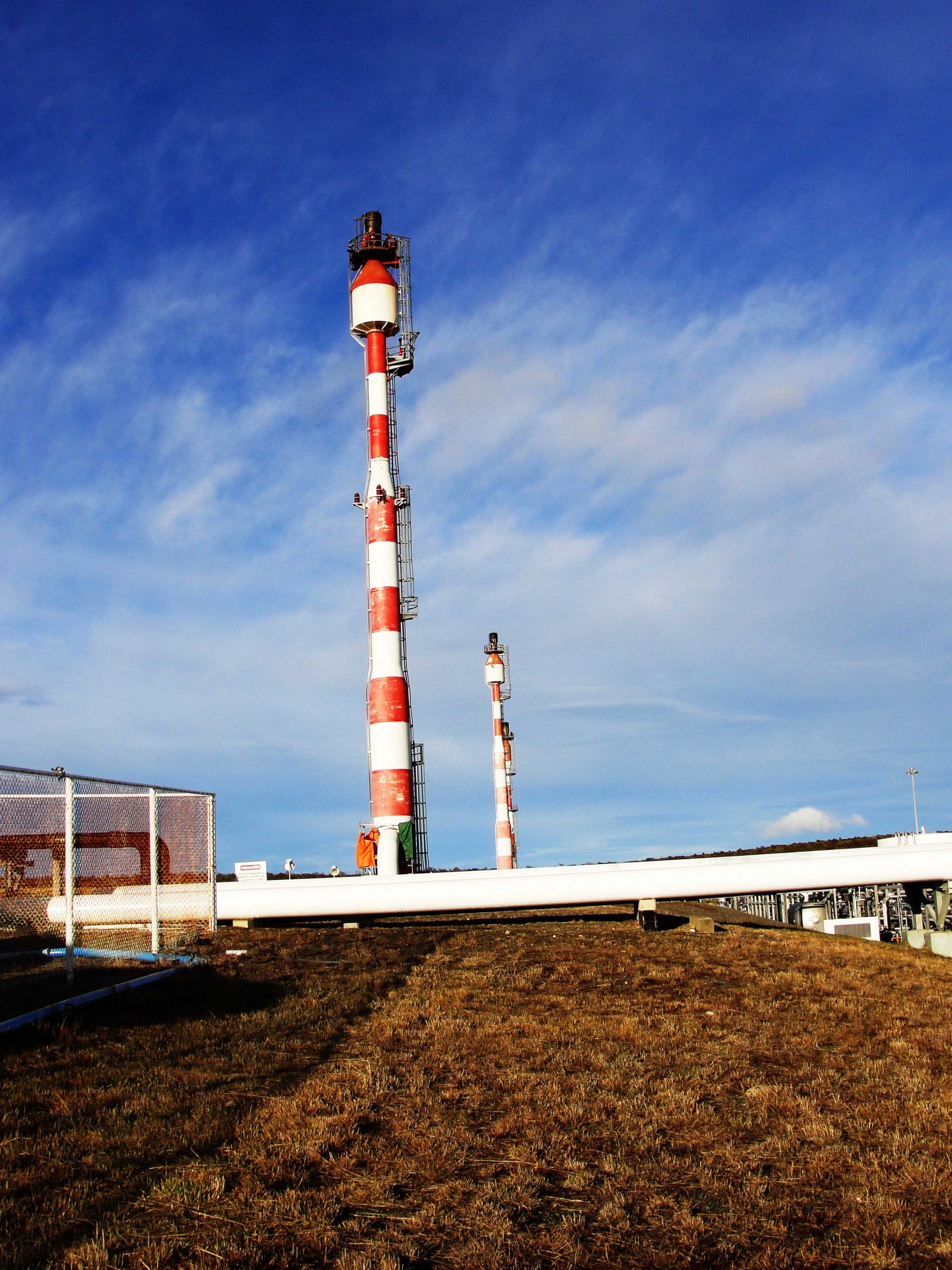 2008 Antorcha ventilación Gas Pl Methanex Pta Arenas